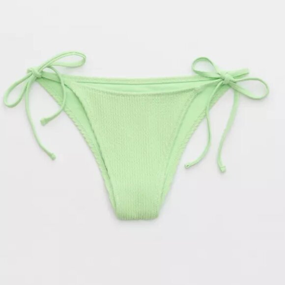 Mint Green Ribbed Bikini Set - Picture 4 of 5